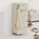 String Relief Chest of Drawers Tall, Leg Base
