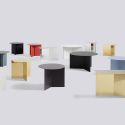 HAY Slit Table - Oblong, Polished Stainless Steel