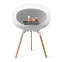 Le Feu Dome Bioethanol Fireplace - Ground Wood Low