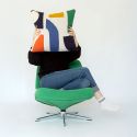 Sophie Home 50 x 50cm Bruten Cushion - Green