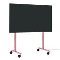 Pedestal Straight Rollin' TV Stand