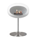 Le Feu Dome Bioethanol Fireplace - Steel Low