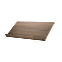 String Magazine Shelf Wood 78x30, Walnut