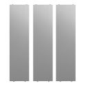 String Shelving Shelves 3 Pcs - 78 x 20cm Light Grey