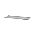 String Shelving Low Edge Metal Shelf - 58 x 20cm Light Grey