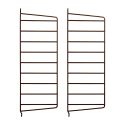String Wall Side Panels, 50x20cm, 2 Pack, Brown