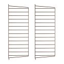 String Wall Panel, 75x30cm, 2 Pack, Brown