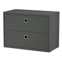 String Shelving - Two Drawer Chest