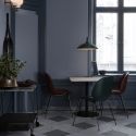 Gubi Beetle Dining Chair - Unupholstered - Metal Conic Leg Base