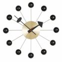 Vitra Ball Clock - Brass and Black
