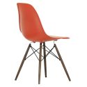 Vitra Eames DSW Plastic Upholstered Chair