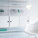 String Shelving - Sliding Door Cabinet