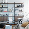 String Shelving - Sliding Door Cabinet