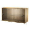 String Shelving - Glass Display Cabinet