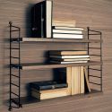 String Pocket Shelving - Walnut Black