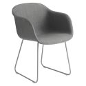 Muuto Fiber Armchair - Sled Base Upholstered