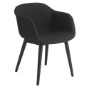 Muuto Fiber Armchair - Wood Base Upholstered