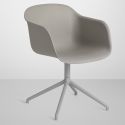 Muuto Fiber Recycled Armchair - Swivel Base
