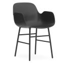Normann Copenhagen Form Armchair - Steel Base
