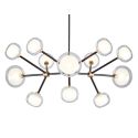 Tooy Nabila 552.12 Pendant - Brushed Brass/Clear Glass