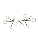 Tooy Nabila 552.10 Pendant - Brushed Brass/Clear Glass, Ex Display