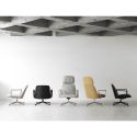Normann Copenhagen Pad Lounge Chair Swivel - High