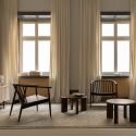 L. Ercolani Reprise Chair with Hide Seat