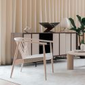 L. Ercolani Reprise Chair with Webbed Seat