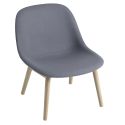 Muuto Fiber Lounge Chair With Wood Base 