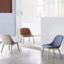 Muuto Fiber Lounge Chair With Wood Base 