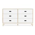 Normann Copenhagen Kabino 6 Drawer Dresser - White