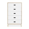 Normann Copenhagen Kabino 5 Drawer Dresser - White