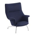 Muuto Doze Lounge Armchair - High Back, Tubular Base