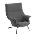 Muuto Doze Lounge Armchair - High Back, Tubular Base
