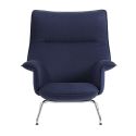 Muuto Doze Lounge Armchair - High Back, Tubular Base