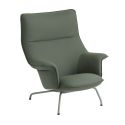 Muuto Doze Lounge Armchair - High Back, Tubular Base