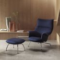 Muuto Doze Lounge Armchair - High Back, Tubular Base