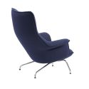 Muuto Doze Lounge Armchair - High Back, Tubular Base
