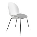 Gubi Beetle Dining Chair - Seat Upholstery - Conic Metal Leg Base