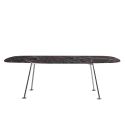 Knoll Grasshopper Rectangular Marble Table