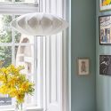 George Nelson Saucer Crisscross Bubble Pendant Light