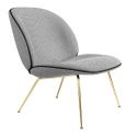 Gubi Beetle Lounge Chair - Conic Metal Leg Base