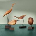 Warm Nordic Beak Bird - Low Heron, Oak