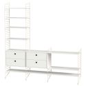 String Shelving Living Room Bundle L J