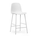 Normann Copenhagen Form Bar Chair - Steel Base