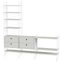 String Shelving Living Room Bundle L J