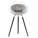 Le Feu Dome Bioethanol Fireplace - Ground Wood High