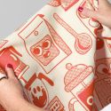 Wrap Tea Towel - Coffee Time