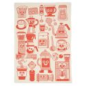 Wrap Tea Towel - Coffee Time