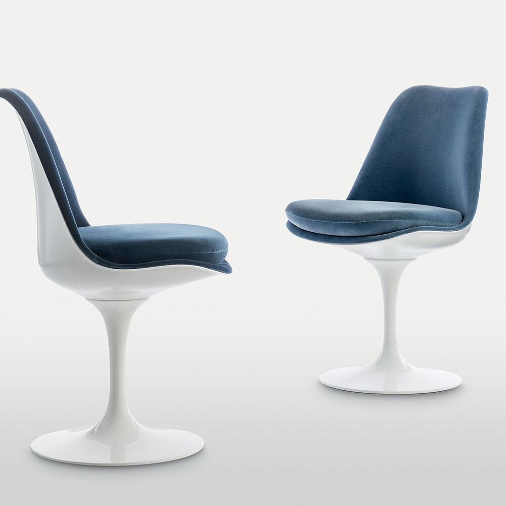 Knoll Saarinen Tulip Upholstered Side Chair Utility Design